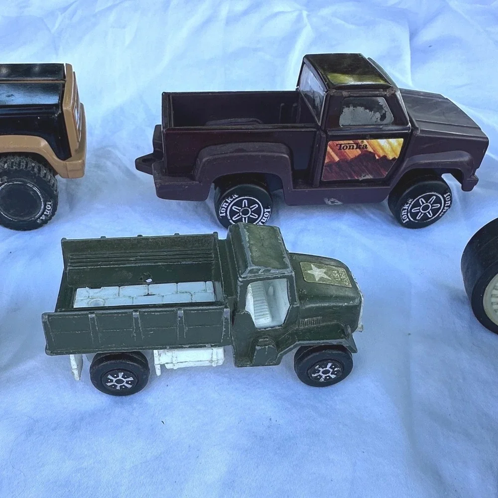 Vintage Toy Vehicle‎ Lot Kids Tonka Fair Retro Diecast Trucks Buggy Nostalgia